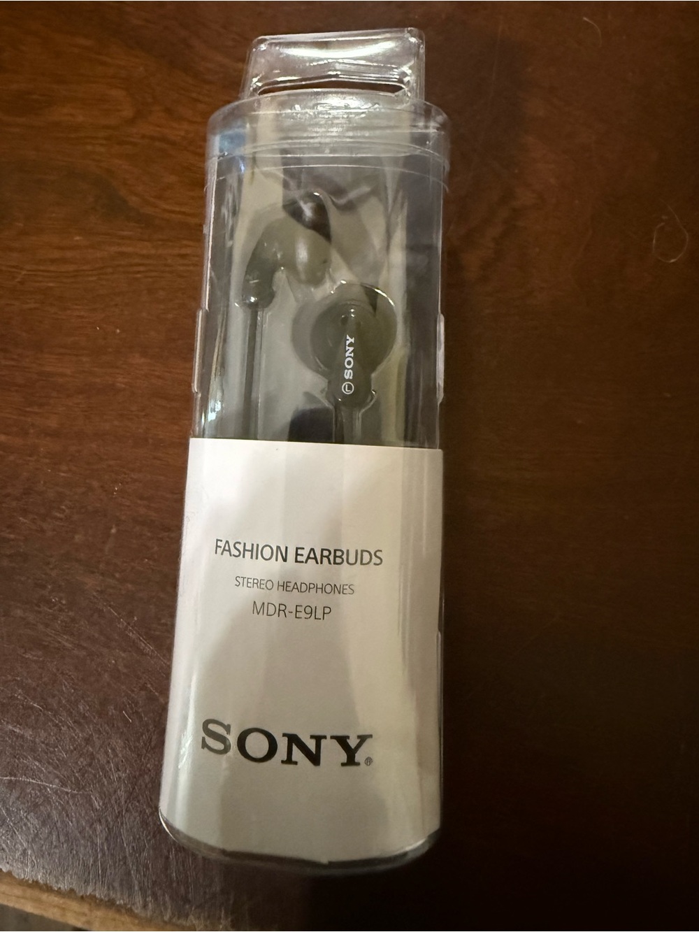 Sony Black In-Ear Fashion Earbuds MDR-E9LP